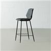 Image 1 : T5626 MONROE Leather Bar Stool(75cm,Black) STOOL DIMENSIONSWIDTH: 50.5 cm |19.9"DEPTH: 55.5 cm | 2