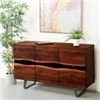 Image 1 : T6218 WAIMEA Acacia Sideboard NEW PRODUCT DETAILSAcacia wood Iron Legs  PRODUCT DIMENSIONSLENGTH: 