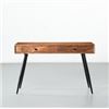 Image 1 : T6091 FOSTER Acacia Writing Desk PRODUCT DIMENSIONSDEPTH: 51 cm | 20"WIDTH: 122 cm | 48"HEIGHT: 7
