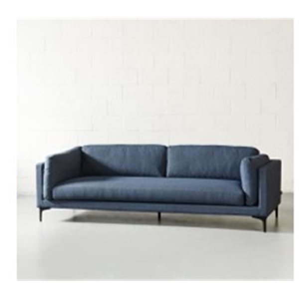 S1210 OWEN Fabric Sofa(Blue)DEPTH: 96.5 cm | 38"WIDTH: 243.5 cm | 95.9"HEIGHT: 76 cm | 29.9"WEIGH