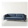 Image 1 : S1210 OWEN Fabric Sofa(Blue)DEPTH: 96.5 cm | 38"WIDTH: 243.5 cm | 95.9"HEIGHT: 76 cm | 29.9"WEIGH