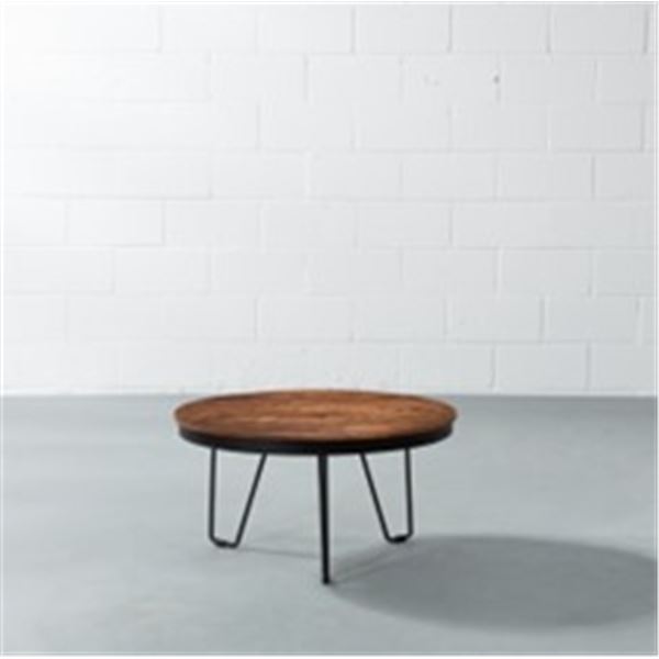 T5604 RUDOLPH Round Coffee Table PRODUCT DETAILSAcacia wood Iron frame   PRODUCT DIMENSIONSLENGTH: