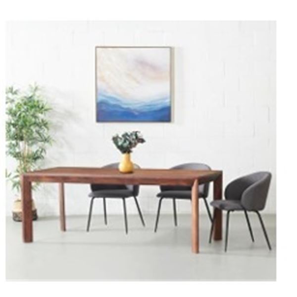 T6225 ANTONELLA Acacia Dining Table(Dark Brown)PRODUCT DIMENSIONSDEPTH: 88.9 cm | 35"WIDTH: 200.66