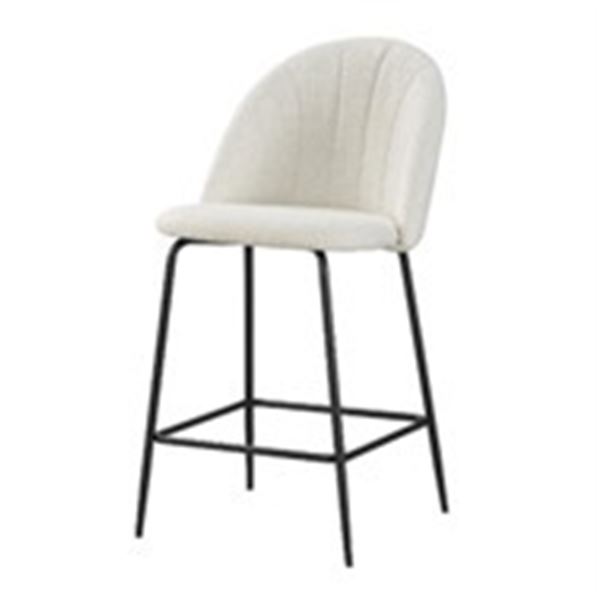 T6469 SOPHIE Velvet Counter Stool(Cream Boucle)-NEW PRODUCT DIMENSIONSDEPTH: 54 cm | 21.3"WIDTH: 5
