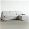 Image 1 : S1266-1/2 EVA Fabric Sectional Sofabed Right (Grey) - CHAISE LOUNGE TWO SEATER is only 1/2