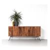 Image 1 : T5121 PALMA Mid Century Sideboard HEIGHT: 74 cm | 29" WIDTH: 160 cm | 63" DEPTH: 38 cm | 15"Acacia w