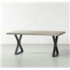 Image 1 : X2129 Concrete Straight Cut Table Top(150cm,Grey)