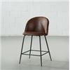 Image 1 : T6244 BRANSON Leather Counter Stool(65cm,Brown) STOOL DIMENSIONSWIDTH: 50.5 cm |19.9"DEPTH: 55.5 c