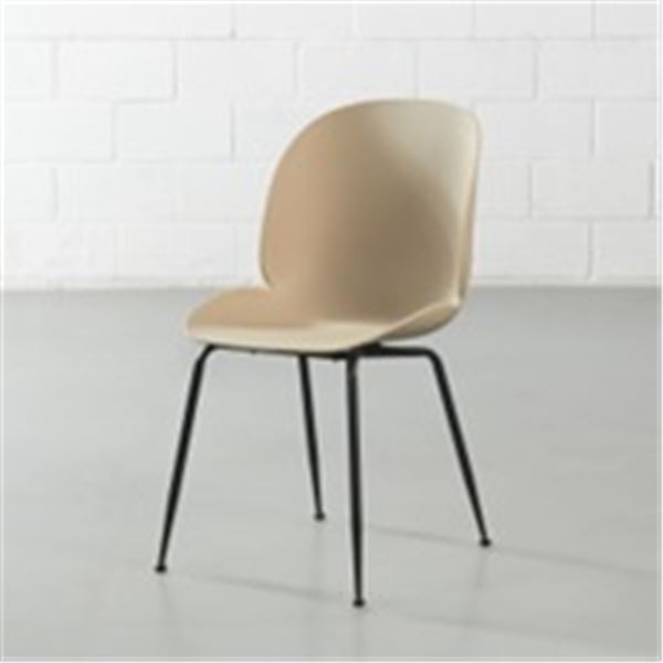 T6170 GEORGINA Plastic Dining Chair(Beige) PRODUCT DETAILSPolypropylene plastic Coated metal legsI