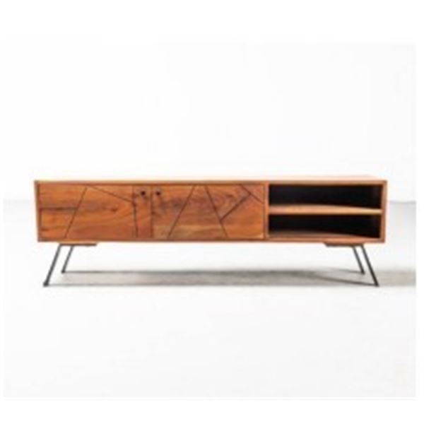 T5599 PALMA TV Unit ENGTH: 145 cm | 57" WIDTH:35 cm | 13.75" HEIGHT: 46 cm | 18"