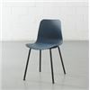 Image 1 : T6166 JACOB Plastic Dining Chair(Blue)PRODUCT DETAILSPolypropylene plastic Steel legsIndoor use on