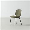Image 1 : T5624 MONROE Leather Dining Chair(Green)CHAIR DIMENSIONS DEPTH: 45 cm | 17.7¬ì WIDTH:59 cm | 23.2¬ì 