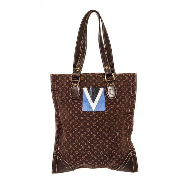 Louis Vuitton Brown Canvas Tanger Tote Bag