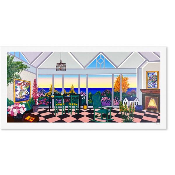 Interior with Two Chagall by Ledan Fanch