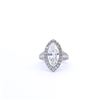 Image 1 : Platinum Marquise Motif Ring