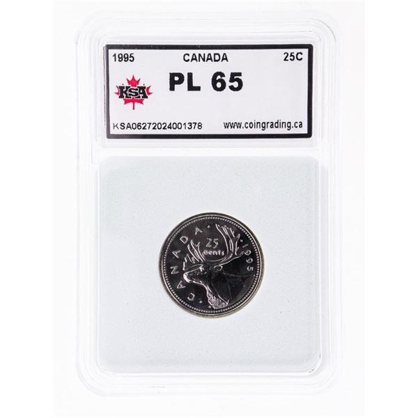 Canada 1995 25 Cents PL65 - KSA