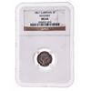 Image 2 : Great Britain 1867 3P MAUNDY NGC MS64