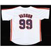 Image 1 : Charlie Sheen Signed "Major League" Ricky "Wild Thing" Vaughn" Indians Custom Jersey (JSA)