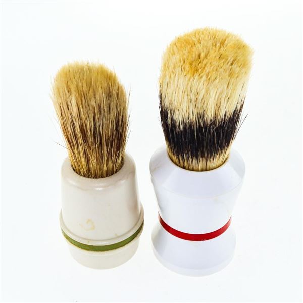 Lot 2 Vintage Shaving Brushes - England & Culmark Prince