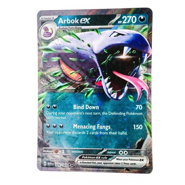 Arbok EX 24/165 Pokémon Card Pokemon 151 - Near Mint!
