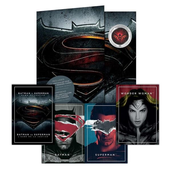 2016 25c Batman v Superman: Dawn of JusticeTM - Lenticular Coin
