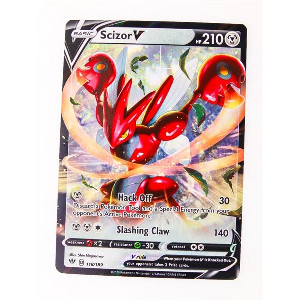 Scizor V 118/189 Darkness Ablaze NM Ultra Rare Pokemon Card
