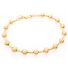 Image 1 : 18kt Gold Overlay Bead & Bar Design Bracelet 7.5"