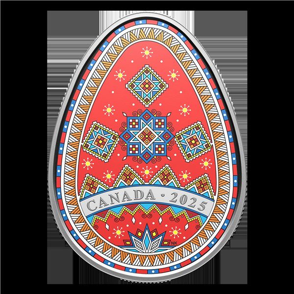 2025 $20 Fine Silver Pysanka Coin