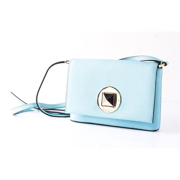 KATE SPADE  New York - Flap Shoulder Bag Blue - Pre-Owned