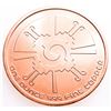 Image 2 : .999 Fine Copper Round 1 oz. - Mayan Calendar (114)