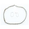 Image 1 : Vintage Tennis Bracelet & Hoop Style Earrings1