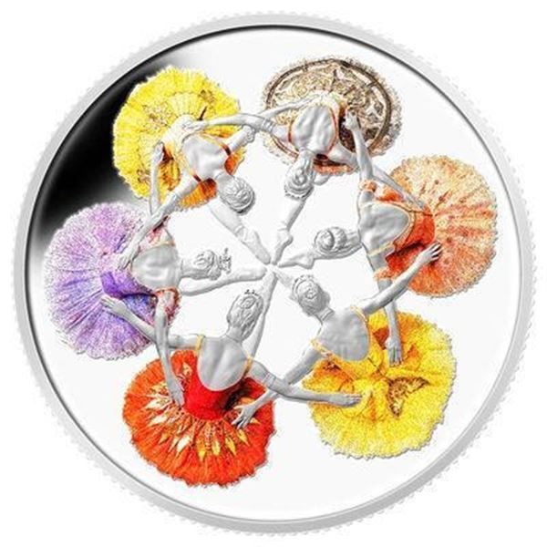 2014 $20 75TH ANNIVERSARY OF THE ROYAL WINNIPEG BALLET - FINE SILVER COIN