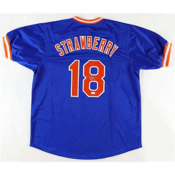 Darryl Strawberry Custom Replica Signed Jersey (JSA)