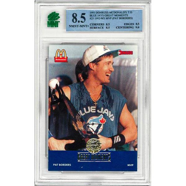 KR - John Olerud #27 1993 Donruss Mcdonalds Toronto Blue Jays Great Moment Graded 9.5