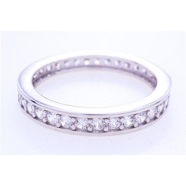 925 Sterling Silver Eterniy Band Ring Size 10