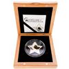 Image 3 : Gloria in Excelsis Deo .999 Fine Pure Silver 5 Dollars Proof - 2013 W/Colour, Deluxe Wood Case.