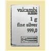 Image 1 : 1 gram Silver Bar – Valcambi CombiBar In Assay -(1 Bar)