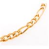 Image 2 : 18kt Gold Overlay Anklet Chain 10"
