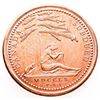 Image 1 : .999 Fine Copper Round - 1760 Canada Subdued Medal (181)