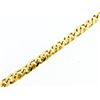 Image 2 : ITALY - 14kt Gold Flat Link Serp Style Chain - 17"