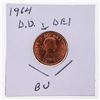 Image 2 : 1964 Canada One Cent Coin - D.D. (DEI) Error Coin Rare (Location Safe )