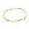 Image 1 : 18kt Gold Overlay Rope Bracelet