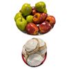 Image 1 : Movie Set Dec Props - Group of Props Apple & Glazed English Muffins, includes 1 plate & 1 Stand