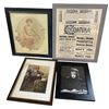 Image 2 : Group of Movie Set Dec Framed Pictures & Decor - includes a Glass Eagle/2 Wooden Boxes/Framed "Cocoa