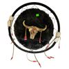 Image 1 : Native American Buffalo Skull Decor Dream Catcher - approx. 17" Diameter