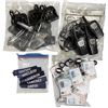 Image 2 : Movie Set Dec TSA Officers Accessories - includes Gold officer Badges/Fabric Name Tags/ Electronics 