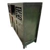 Image 2 : Dark Green Rustic Wooden Shelving Unit (Approx. 62"x20"x49.5")
