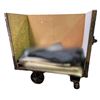 Image 1 : Vintage Wooden Cart with Metal Wheels & Can.Fairbanks Morse Co. Marking