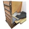 Image 2 : Vintage Wooden Cart with Metal Wheels & Can.Fairbanks Morse Co. Marking