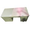 Image 1 : Vintage Metal Commercial Desk with Drawers and Storage Cabinet